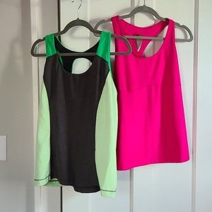 Two workout shirts